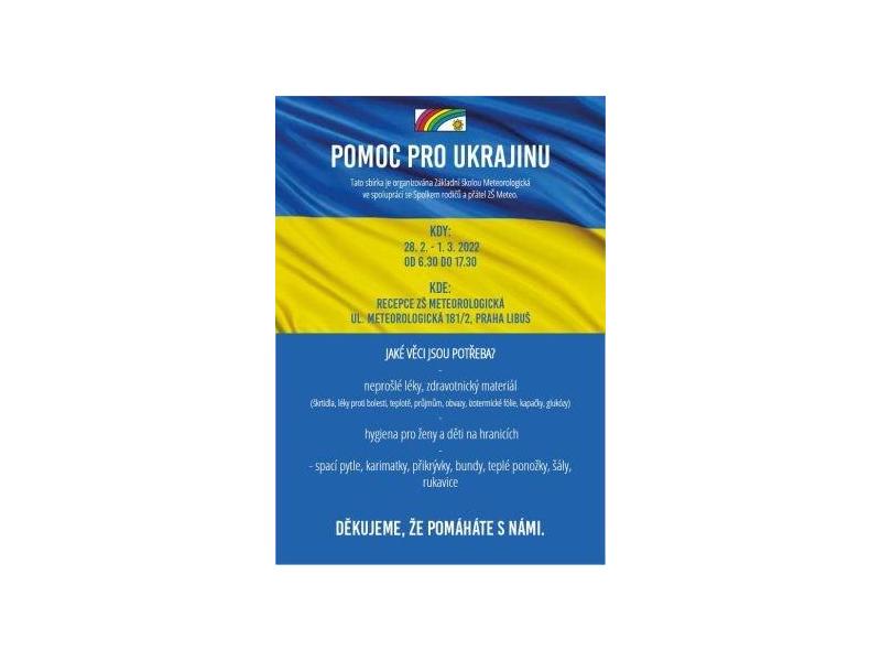 Pomoc pro Ukrajinu 28.2. - 1.3.